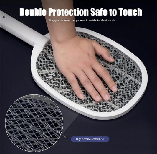 2-in-1 Rechargeable Mosquito Killer Racket