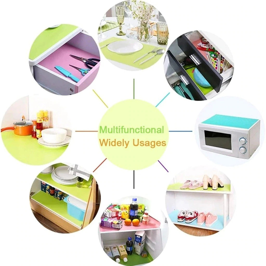 Anti-Slip Roll For Refrigerator/Kitchen/Cabinet Moisture-Proof Waterproof Dust