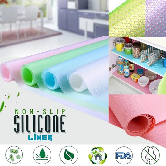 Anti-Slip Roll For Refrigerator/Kitchen/Cabinet Moisture-Proof Waterproof Dust
