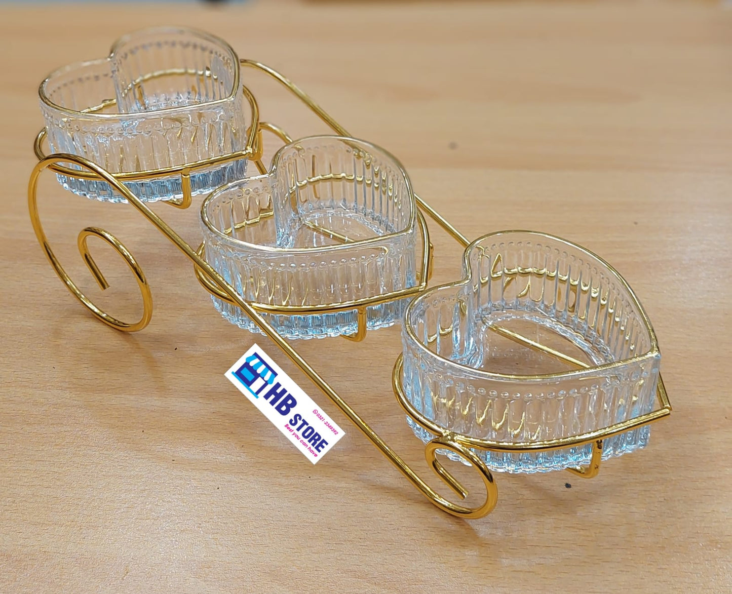 Heart‑Shaped 3 Tier Fruit Display Stand