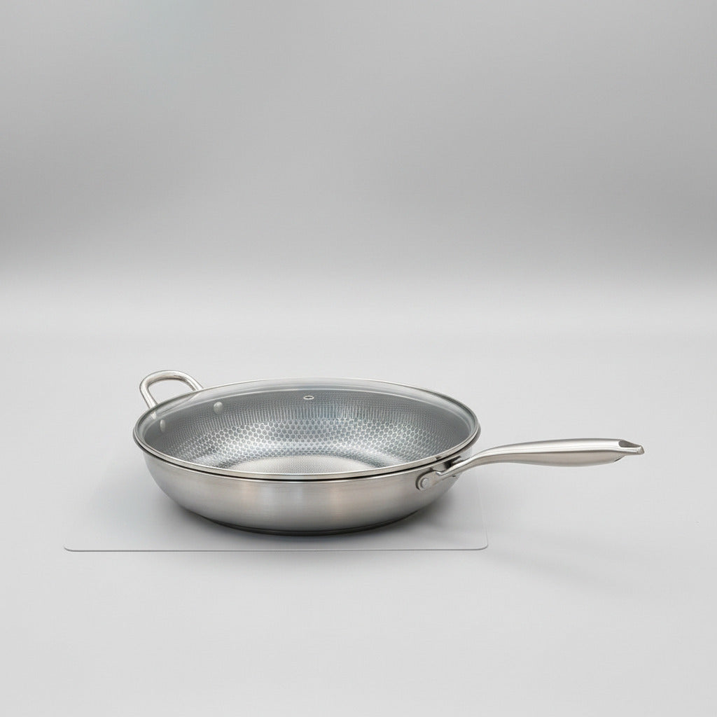 Non-Stick Stainless Steel Tri-Ply Frying Pan