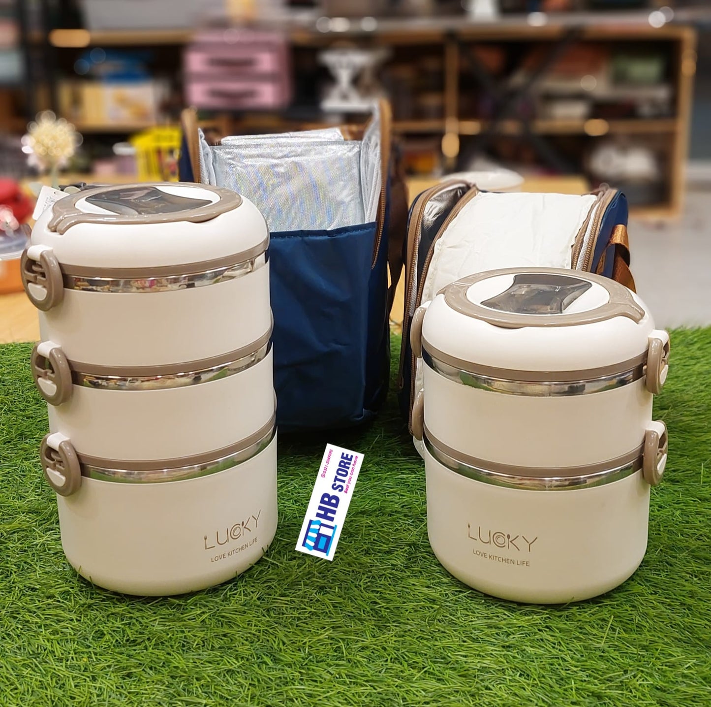 Hot & Cold Lunch Box with Carry Bag