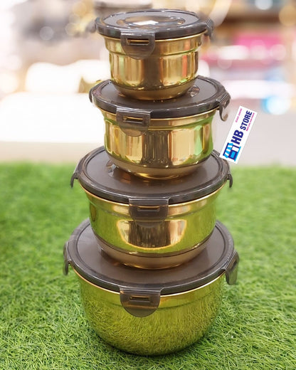 4-Piece Insulated Stainless Steel Hot Pot