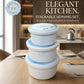 3-Piece Melamine  Hot Pot Casserole Set