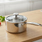 Alpha Crown Tri-Ply Stainless Steel Saucepan (With Glass Lid)