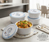 3-Piece Melamine  Hot Pot Casserole Set