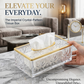 Violet Acrylic Tissue Box