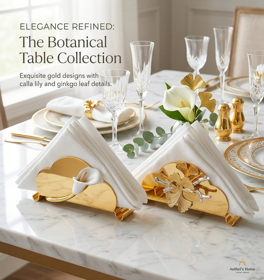 Aura Luxury Gold Cloud Napkin Holder