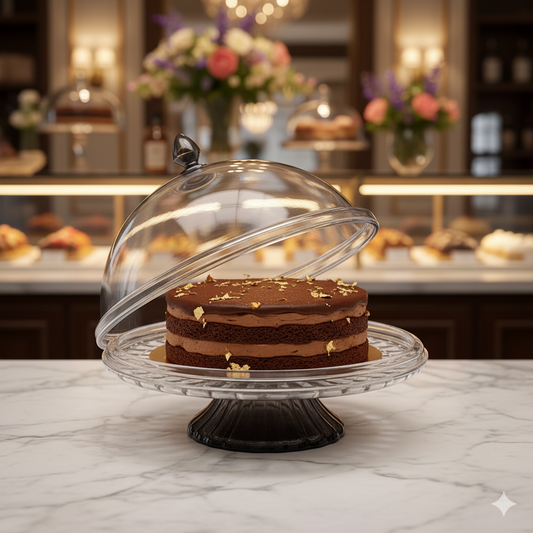 Rotate Acrylic Cake Dish Lid