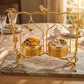 Premium Gold Bird & Blossom Hanging Dry Fruit Stand