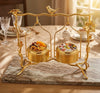 Premium Gold Bird & Blossom Hanging Dry Fruit Stand