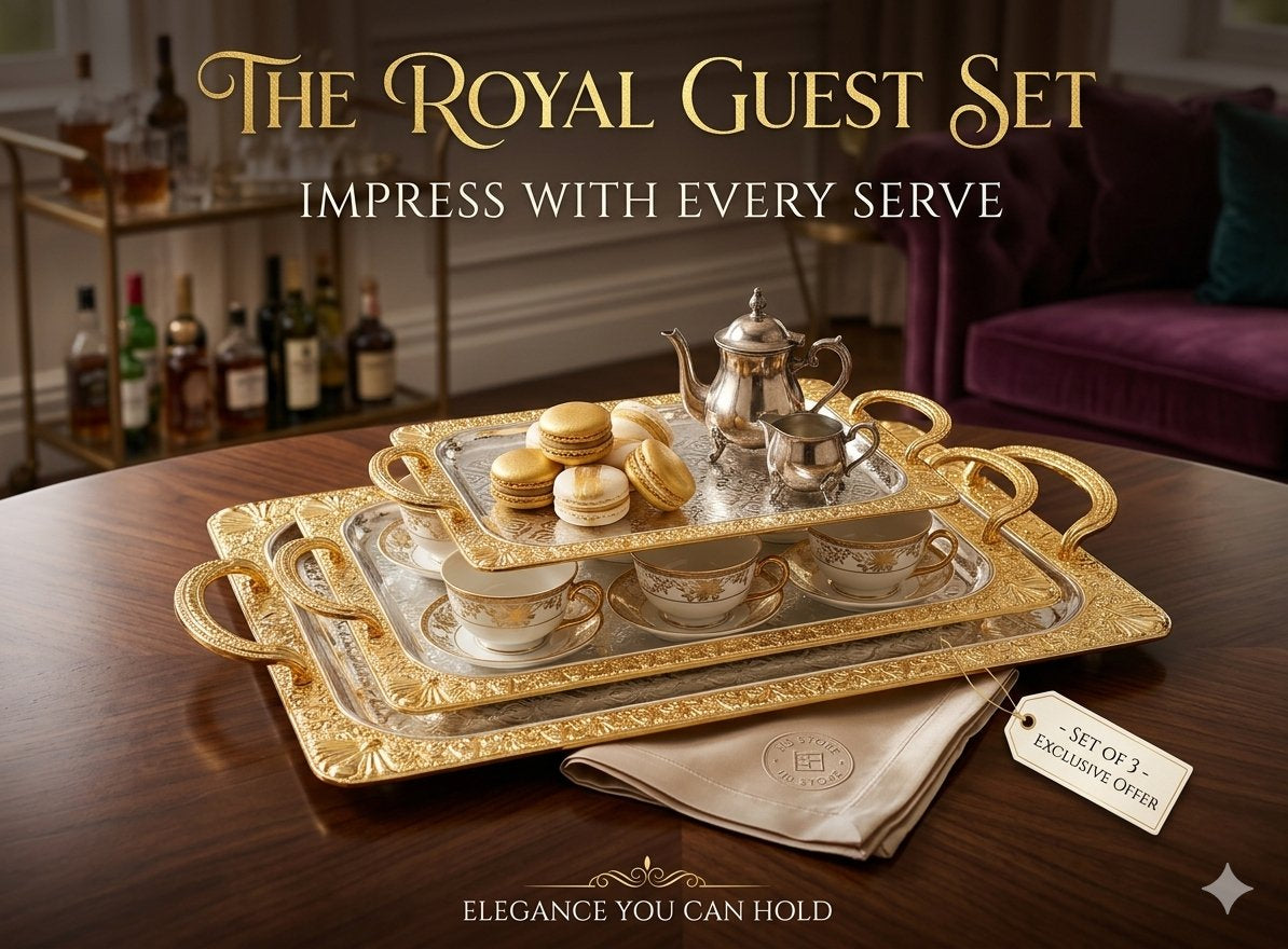 Royal Ottoman Luxury Serving Tray Collection