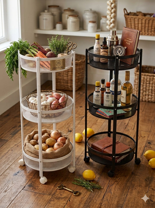 Oasis Multi-Tier Mesh Vegetable & Utility Cart