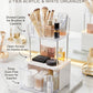 2-Tier Acrylic Makeup & Skincare Vanity Organizer with Clear Drawer