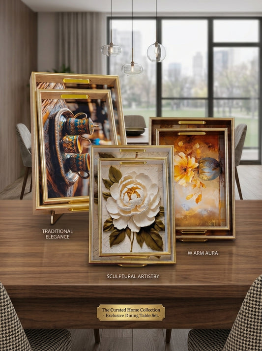 3D High-Gloss Serving Tray