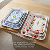 3-Piece Rectangular Melamine Serving Tray Set