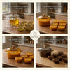Stovetop Safe Glass Casserole Pot and Bowl Set
