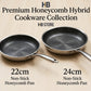 Induction-Safe Heavy Duty Honeycomb Frying Pan