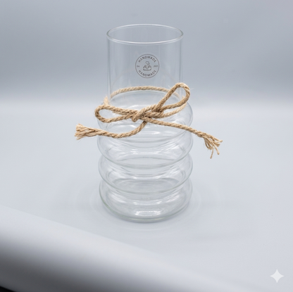 Clear & Colored Glass Vase Collection