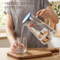 High Borosilicate Glass Pitcher with Integrated Filter Lid