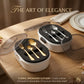 12 Person Elegance Floral Engraved Cutlery Set (72 Pieces)