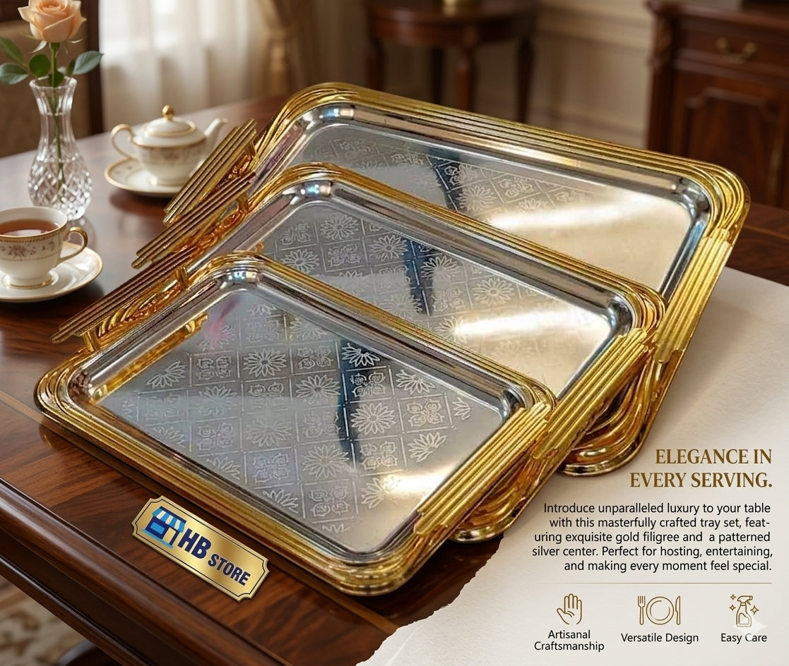 Royal Ottoman Luxury Serving Tray Collection