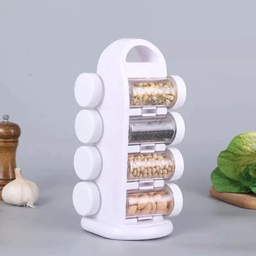 8pcs Rotate Spice Rack