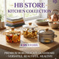 Premium Borosilicate Glass Cooking Pot with Lid & Wooden Knob