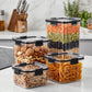 Premium Clear Acrylic Airtight Food Storage Jar