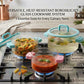 Heat-Resistant Borosilicate Glass Cooking Pot