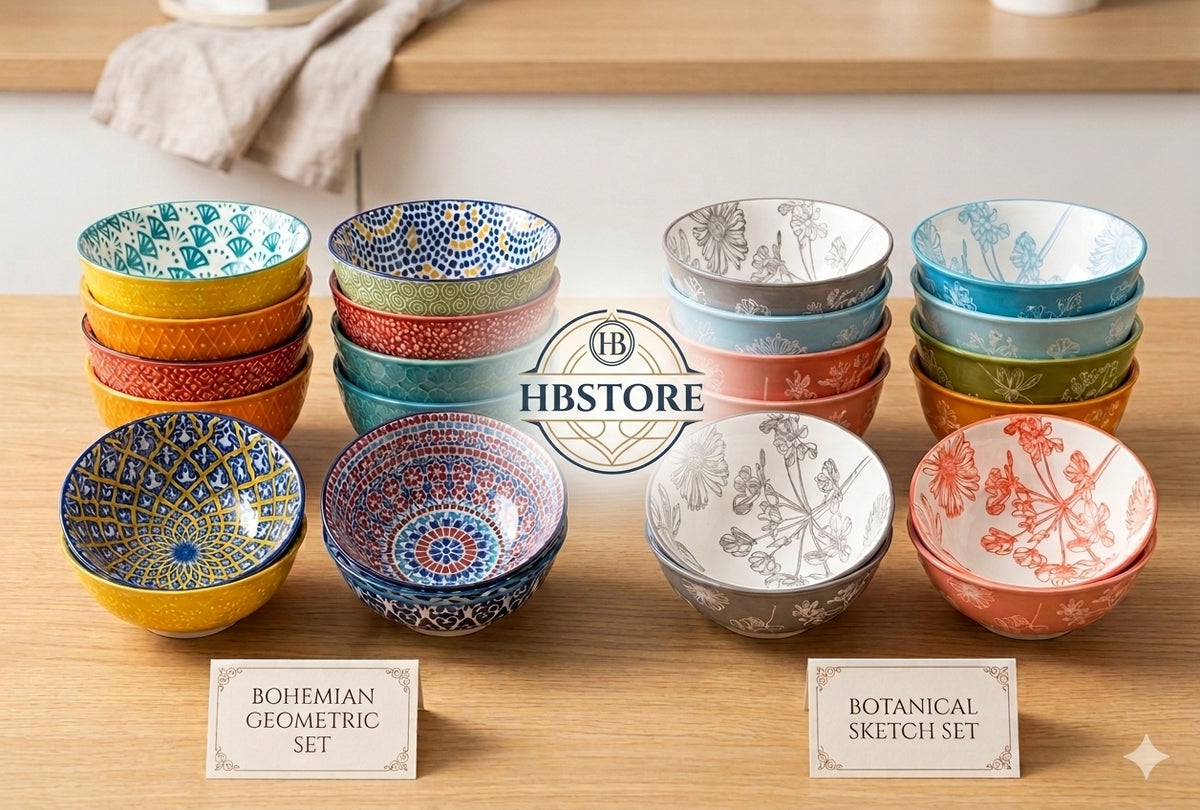 Danny Home Bohemian 10-Piece Bowl Set