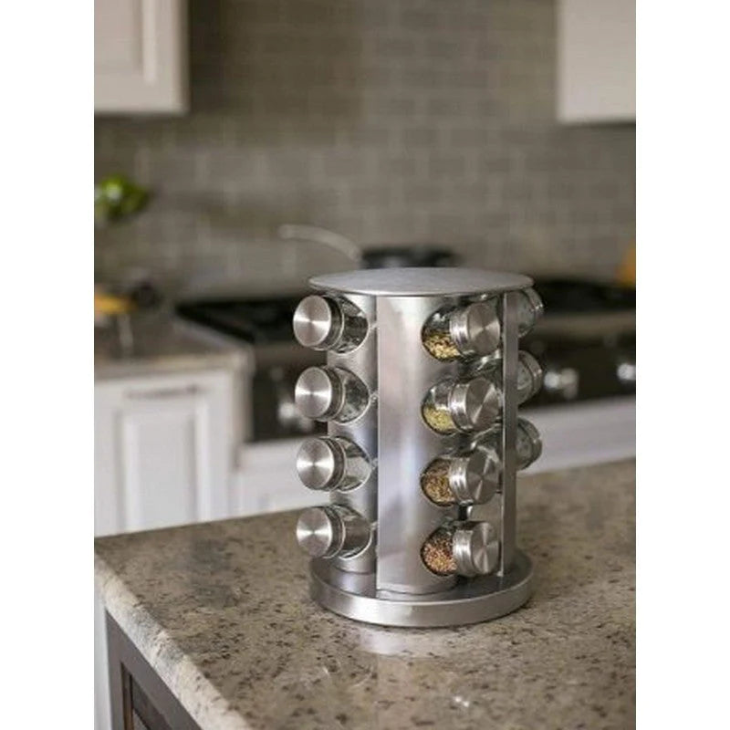 16pcs Rotating Spice Rack