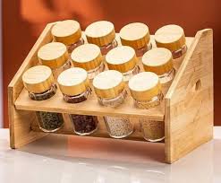 The Timber Tiered Spice Rack Set