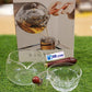 Japanese Style Heat-Resistant Glass Teapot with Wooden Handle & Infuser