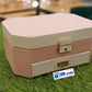 THE STYLE SUTRA Jewelry Organizer with Drawer – 2-Layer Storage Box for Earrings, Necklaces & More