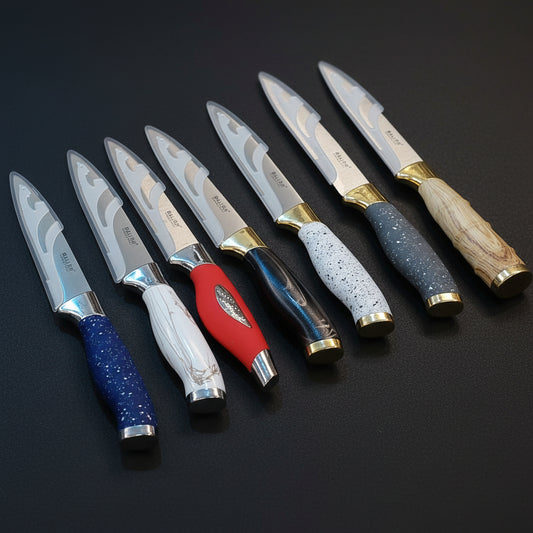 Bali stainless steel kitchen utility knives