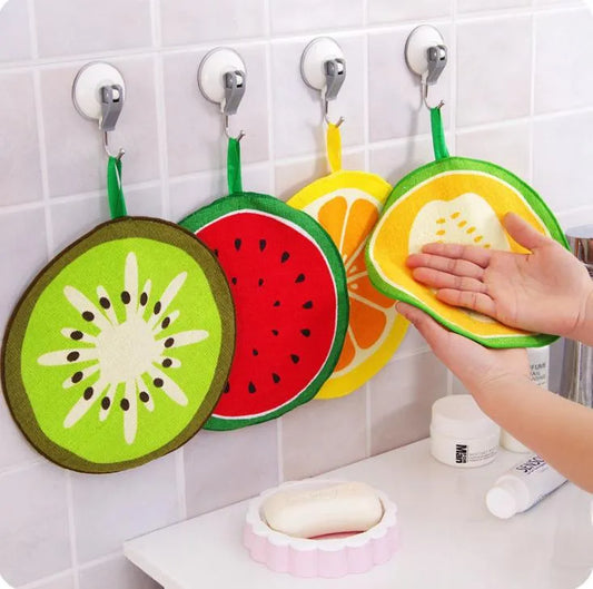 4Pcs Fruit Design Towel Set