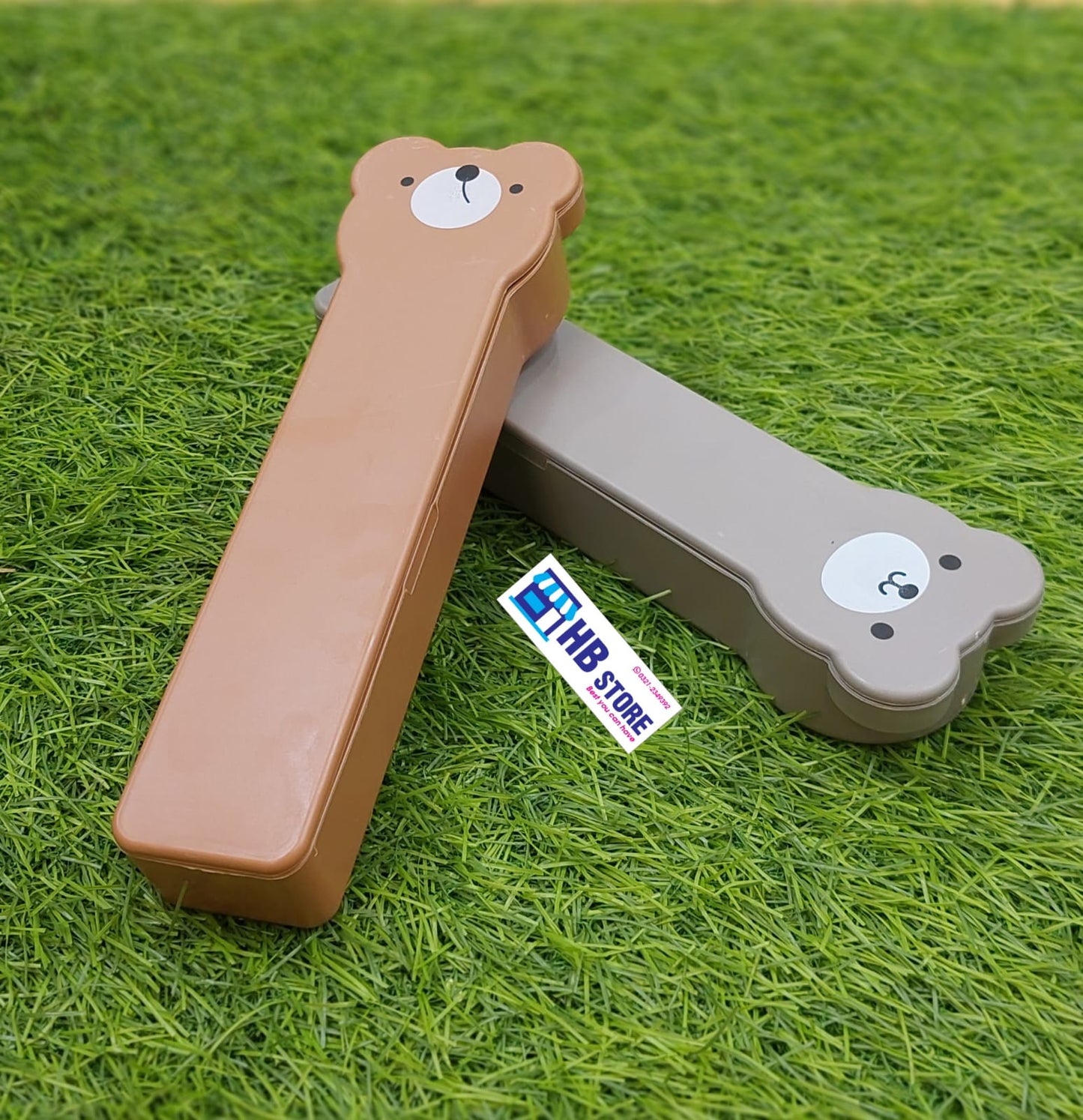 Adorable Bear Portable Kids Cutlery Set with Travel Case