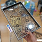 Customizable Arabic-Style Acrylic Tray – Trio of Sizes, Quartet of Colors