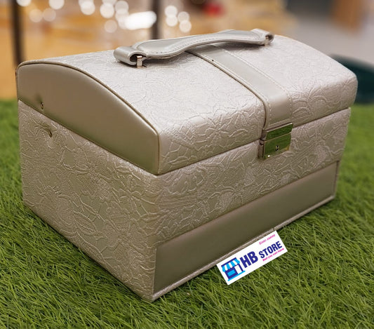 Odette Royal Faux Leather Vanity Bag for Women