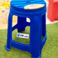 Colorful and sturdy, plastic stools
