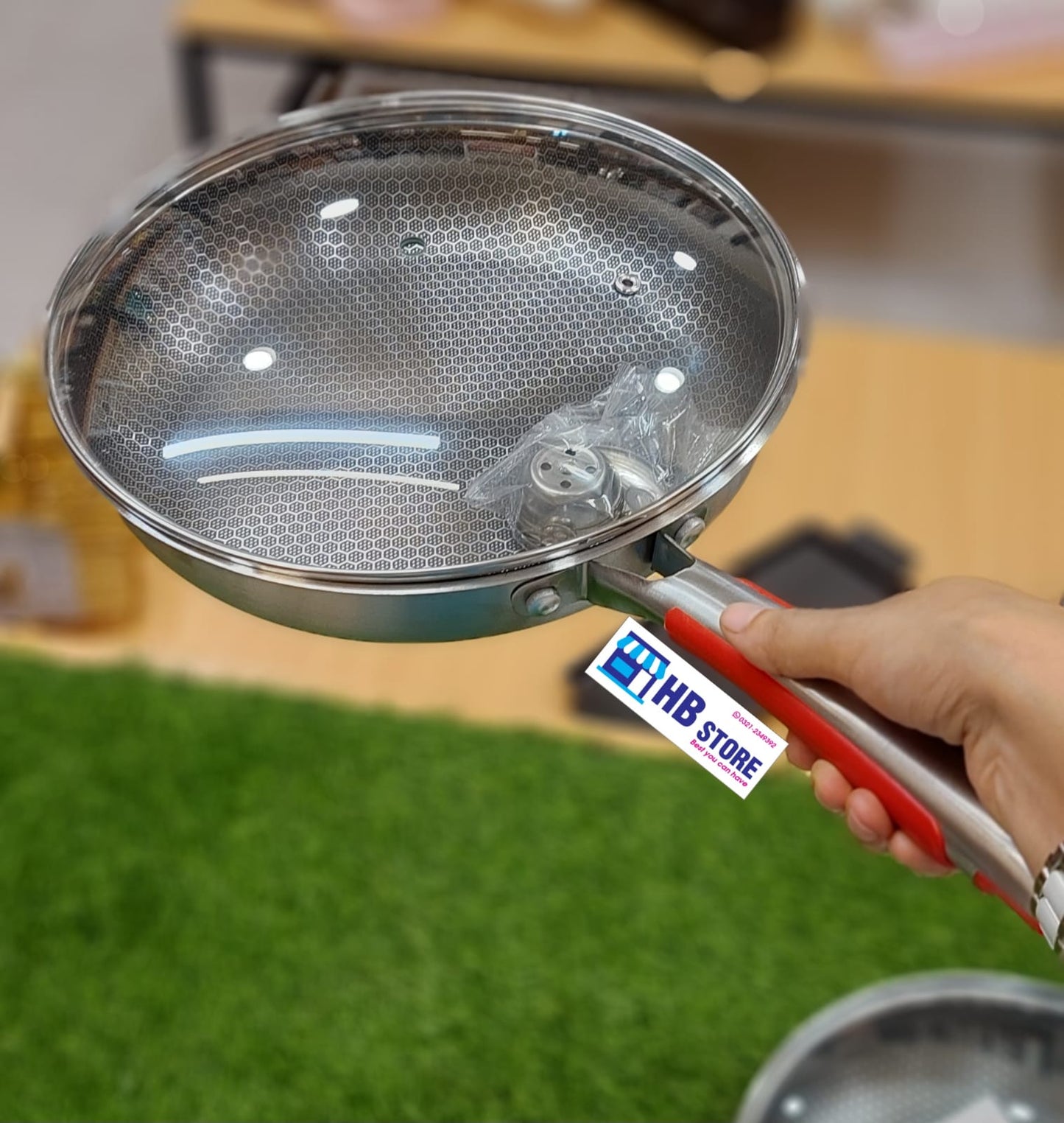 4-Piece Hybrid Nonstick Stainless Steel Fry Pan Set