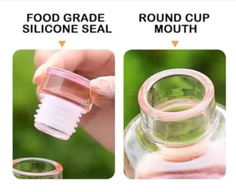 Elegant Leakproof Water Bottle with Time Scale