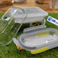 Limon Glass Food Storage Container with Lid, Square
