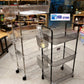 Limon 3/4-Layer Rolling Organizer Cart – Transparent Acrylic Shelves