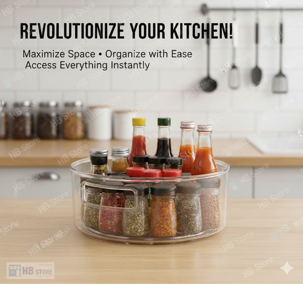 Rotatable Acrylic Shelf Tray