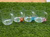 Funky Clear Glass Mug Set