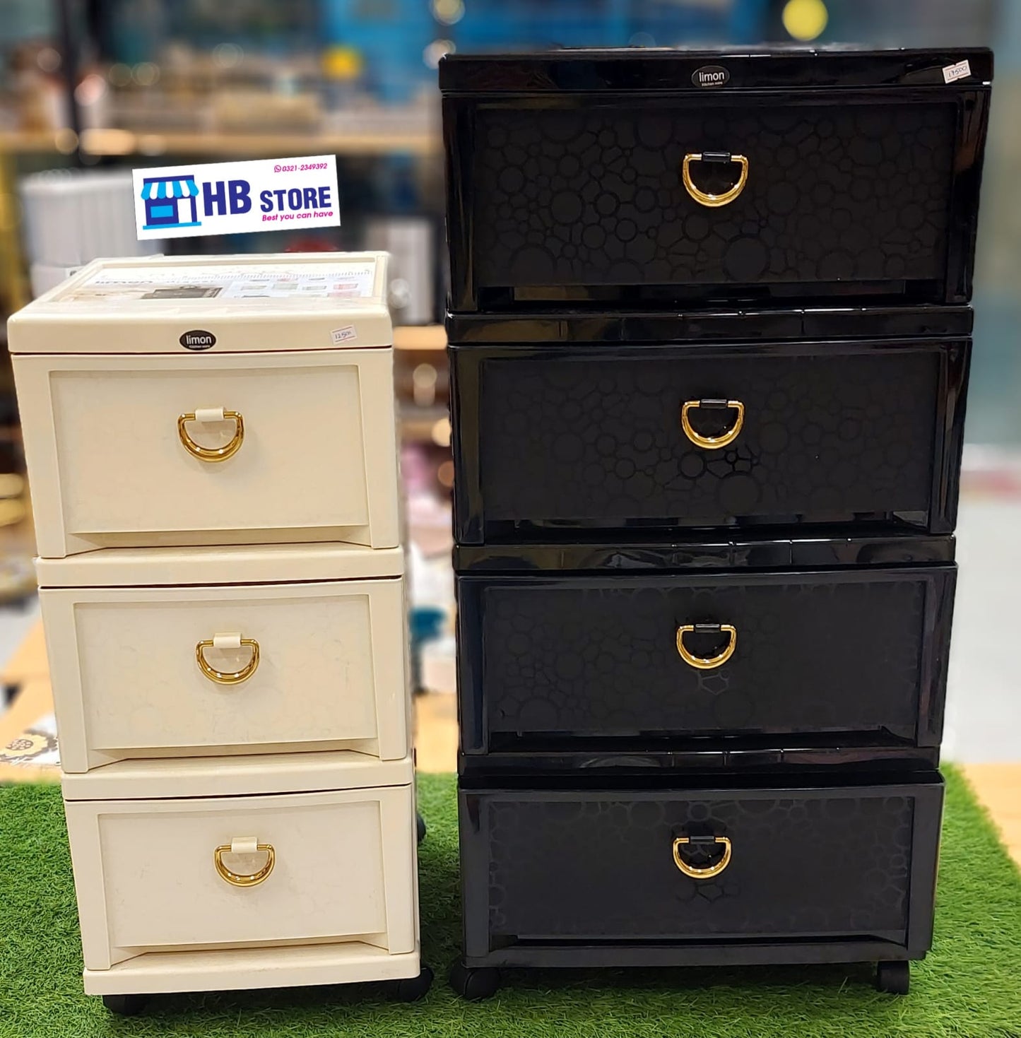 Limon Stylish Plastic Drawer Storage Unit