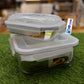 Limon Glass Food Storage Container with Lid, Square