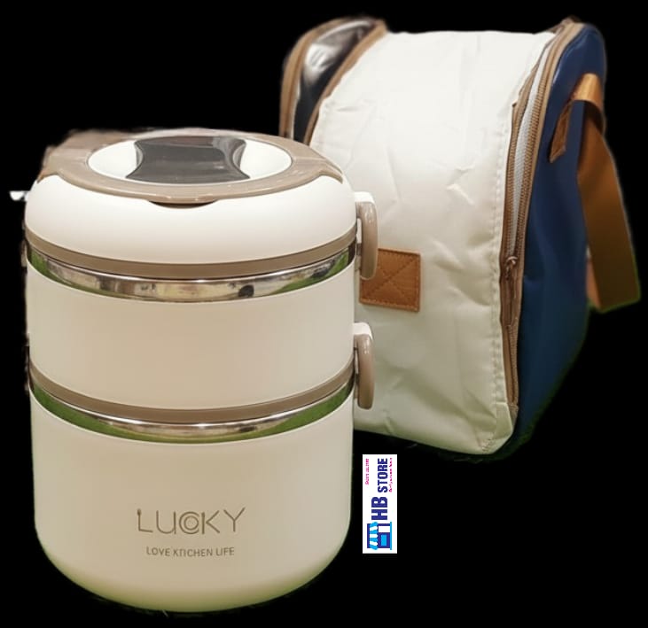 Hot & Cold Lunch Box with Carry Bag